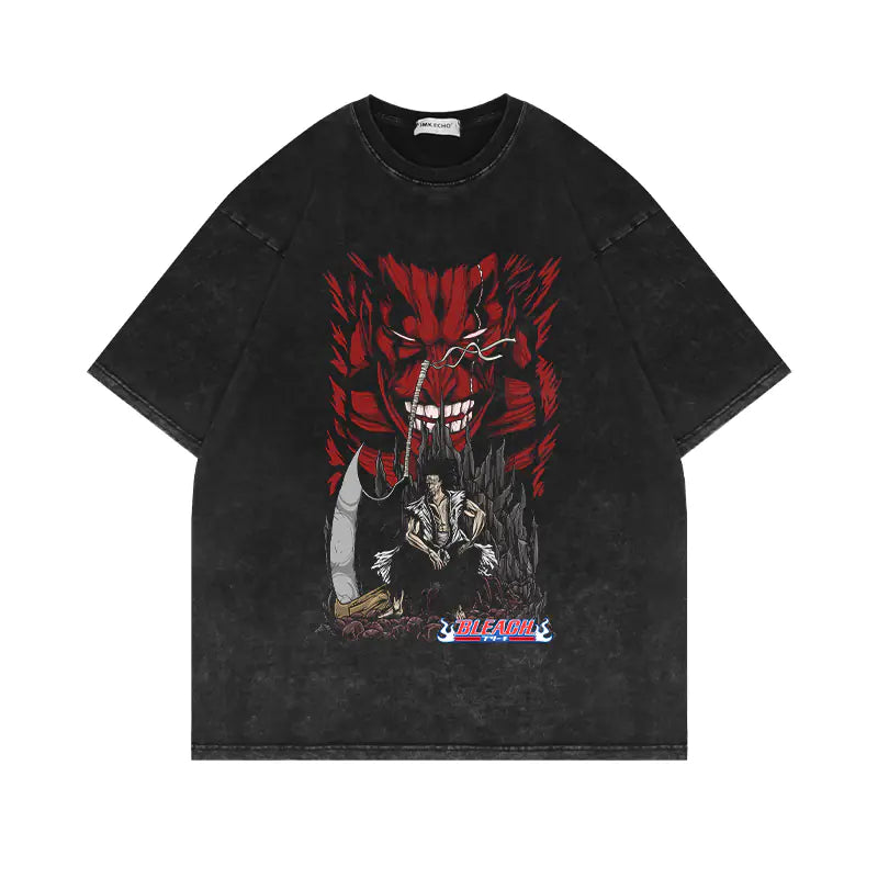 280g Vintage Anime Oversized Cotton T-Shirt