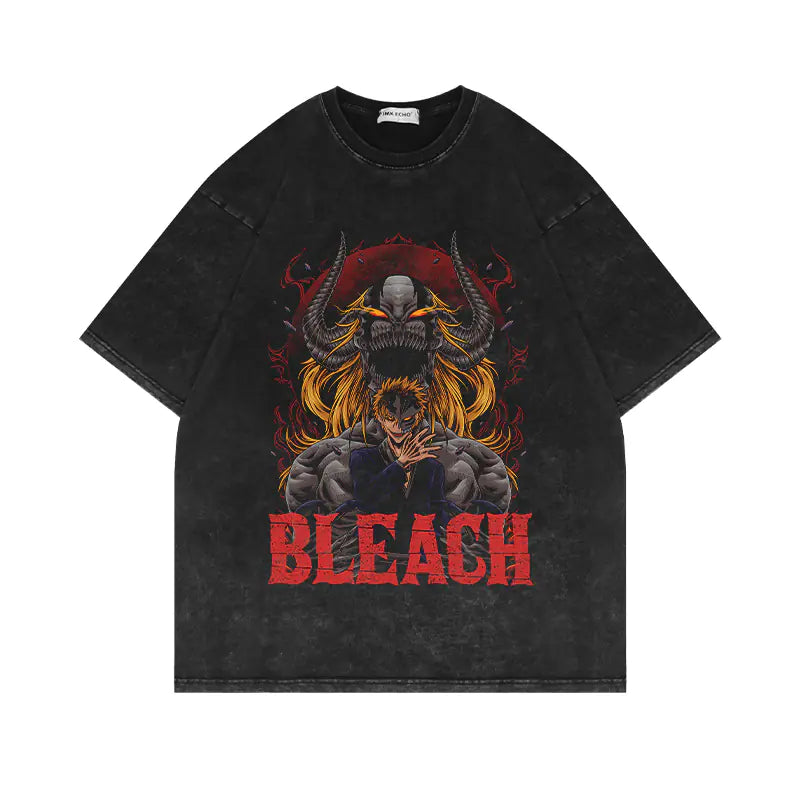 280g Vintage Anime Oversized Cotton T-Shirt