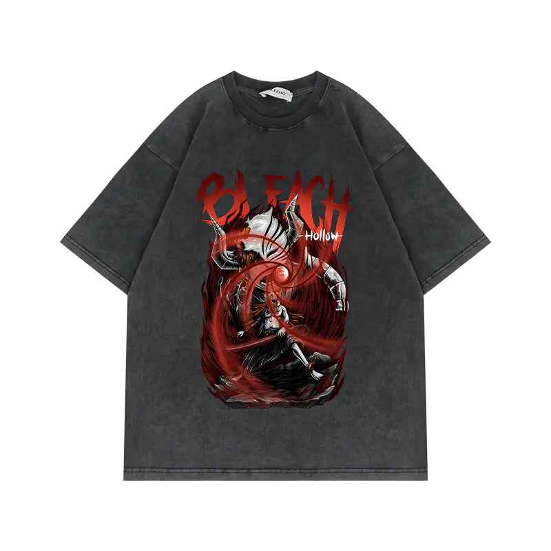 280g Vintage Anime Oversized Cotton T-Shirt