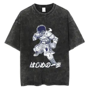 2024 Vintage Dark Anime Print Streetwear T-Shirt
