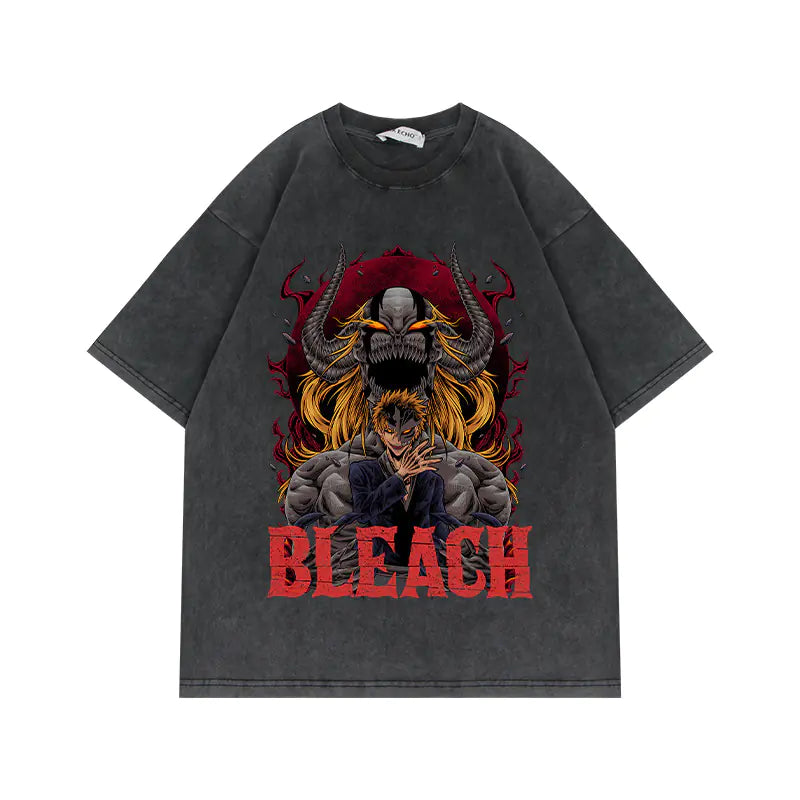 280g Vintage Anime Oversized Cotton T-Shirt