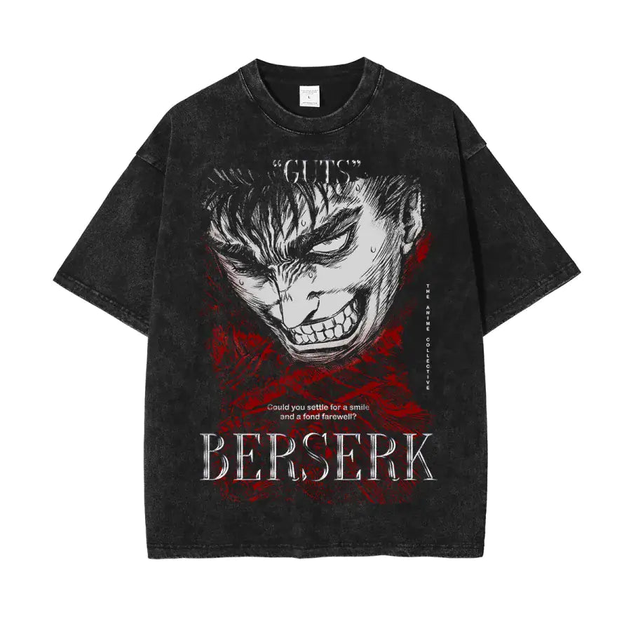 2024 Vintage Dark Anime Print Streetwear T-Shirt