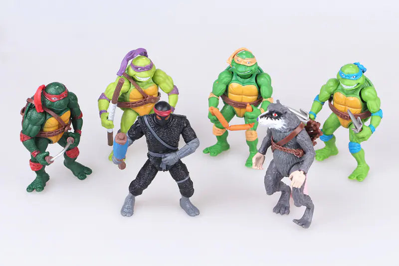 Ninja Turtles Action Figures Set for Kids (6 Styles)