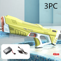 Summer Full Automatic Electric Water Gun Toy Induction Water Absorbing High-Tech Burst Water Gun Beach Outdoor Water Fight Toys