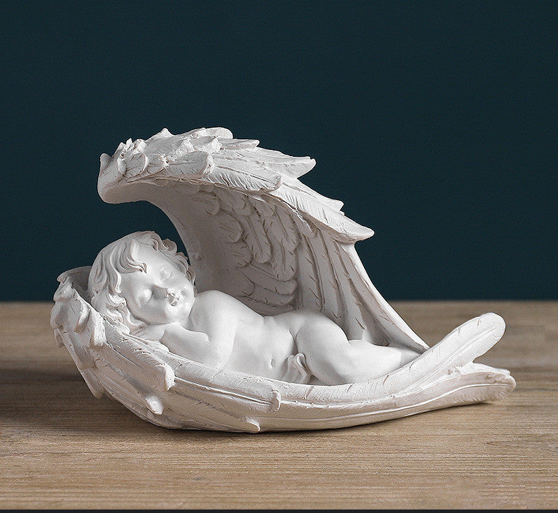 White angel ornament sculpture