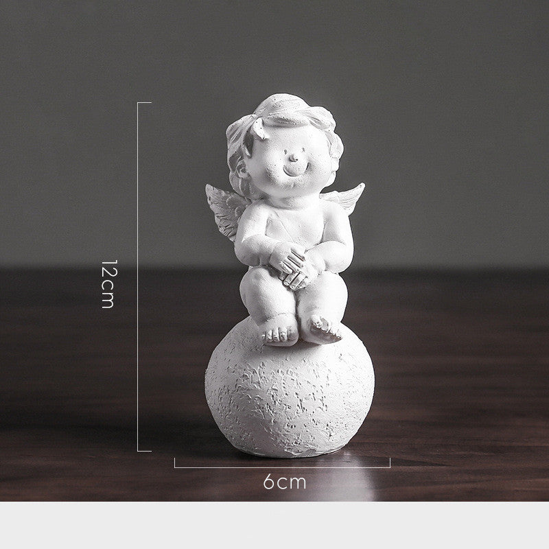 White angel ornament sculpture