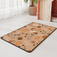 Dogs And Cats Eating Mat Anti-overflow Waterproof Easy To Clean Pet Water-absorbing Quick-drying Meal Diatom Mat