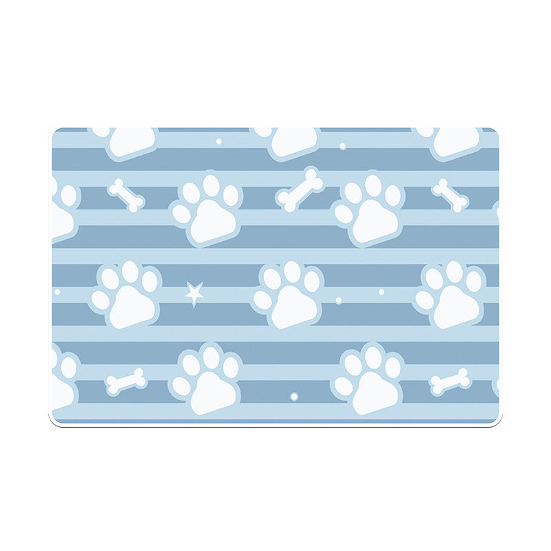 Dogs And Cats Eating Mat Anti-overflow Waterproof Easy To Clean Pet Water-absorbing Quick-drying Meal Diatom Mat