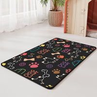 Dogs And Cats Eating Mat Anti-overflow Waterproof Easy To Clean Pet Water-absorbing Quick-drying Meal Diatom Mat