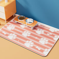 Dogs And Cats Eating Mat Anti-overflow Waterproof Easy To Clean Pet Water-absorbing Quick-drying Meal Diatom Mat