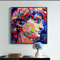 Art Sculpture Colored Canvas Painting